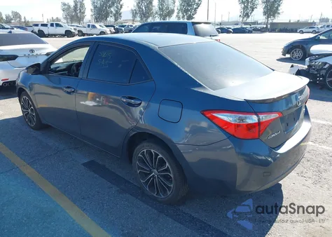 2015 Toyota Corolla S Plus z USA, uszkodzony, nr VIN 5YFBURHE2FP283713